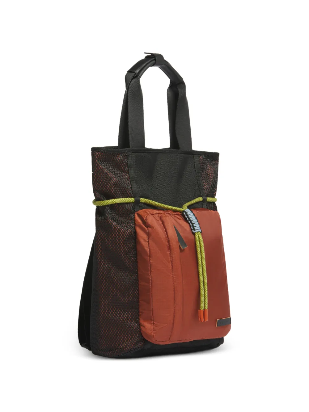 Marni Shopper met mesh vlakken Zwart
