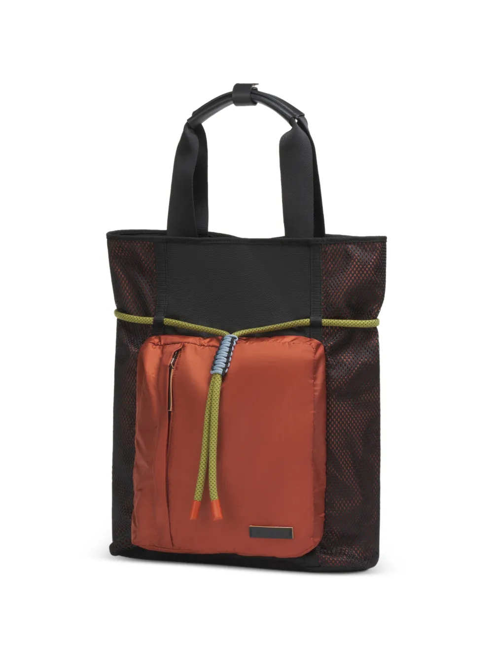 Marni Shopper met mesh vlakken Zwart