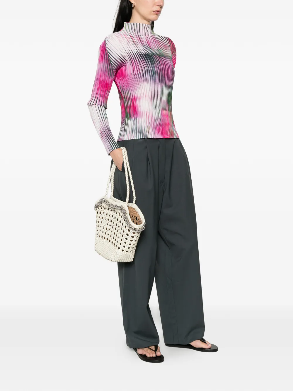  Cordera Pleated Trousers - Grey 