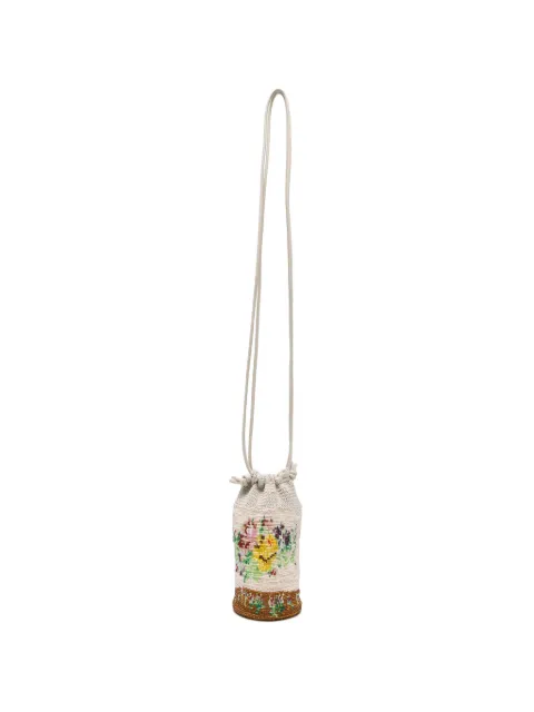 Cordera floral drawstring tote bag