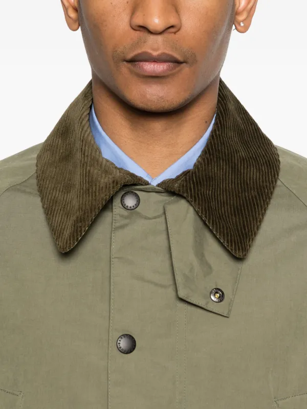 Barbour コーデュロイカラー ジャケット | グリーン | FARFETCH JP