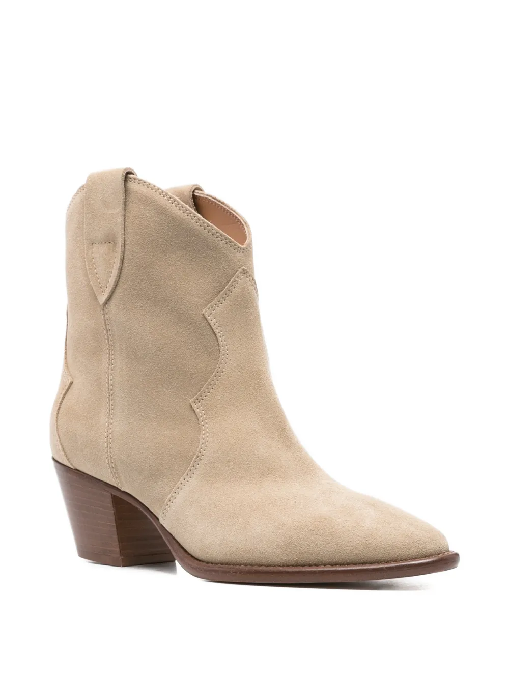 Anna F. leather boots Beige