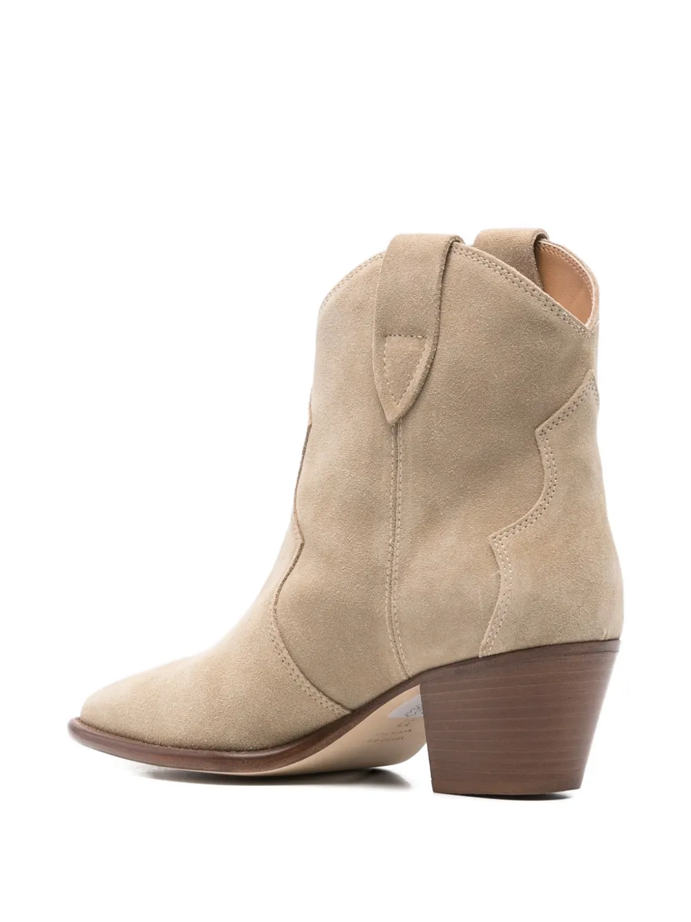 Anna F. leather boots Beige