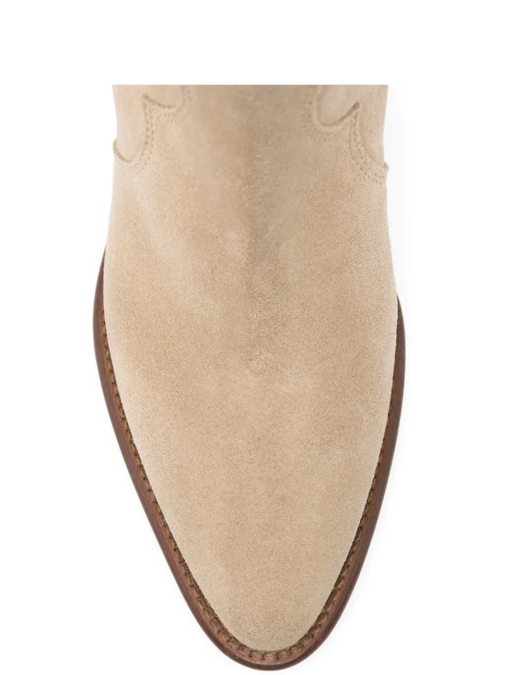 Anna F. leather boots Beige