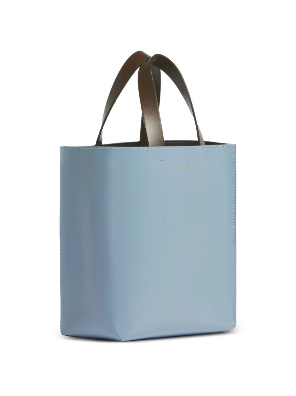 Marni Museo leren mini-tas Blauw