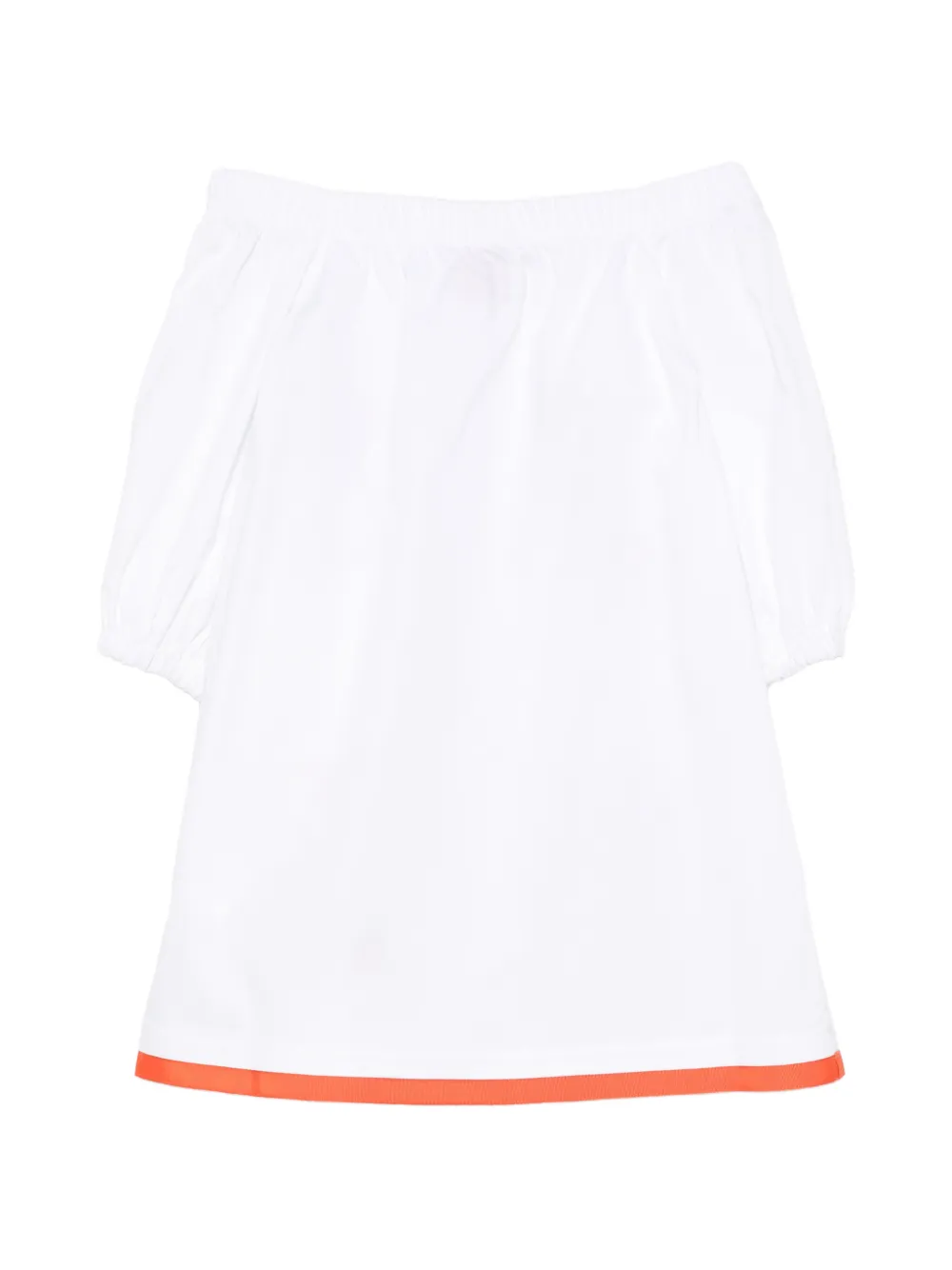 Stella Jean Kids Jurk met borduurwerk Wit