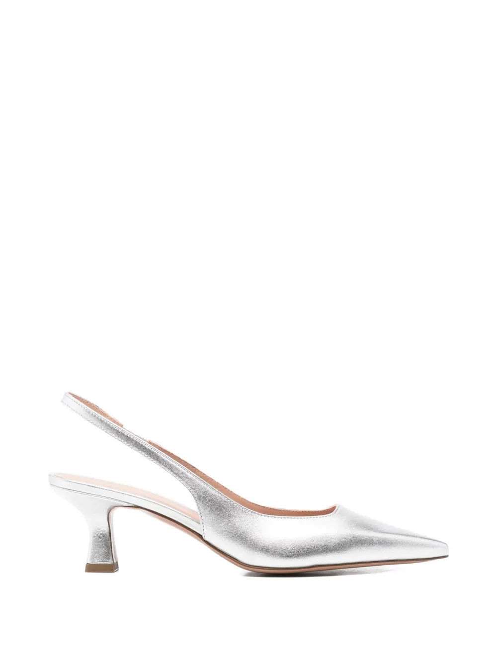 Festa Milano Arabel slingback leather pumps Zilver