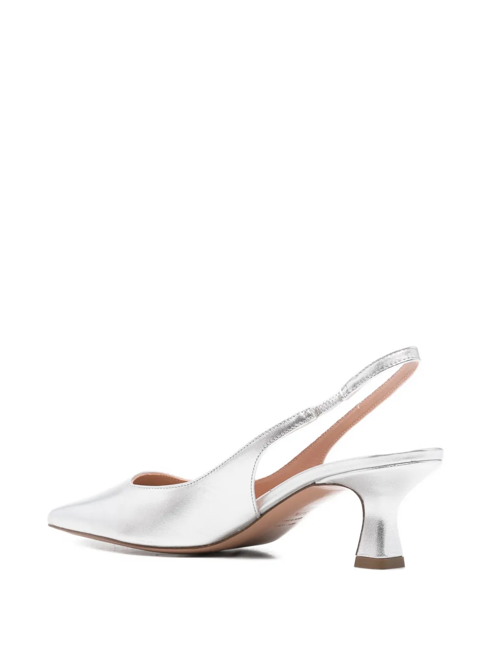 Festa Milano Arabel slingback leather pumps Zilver