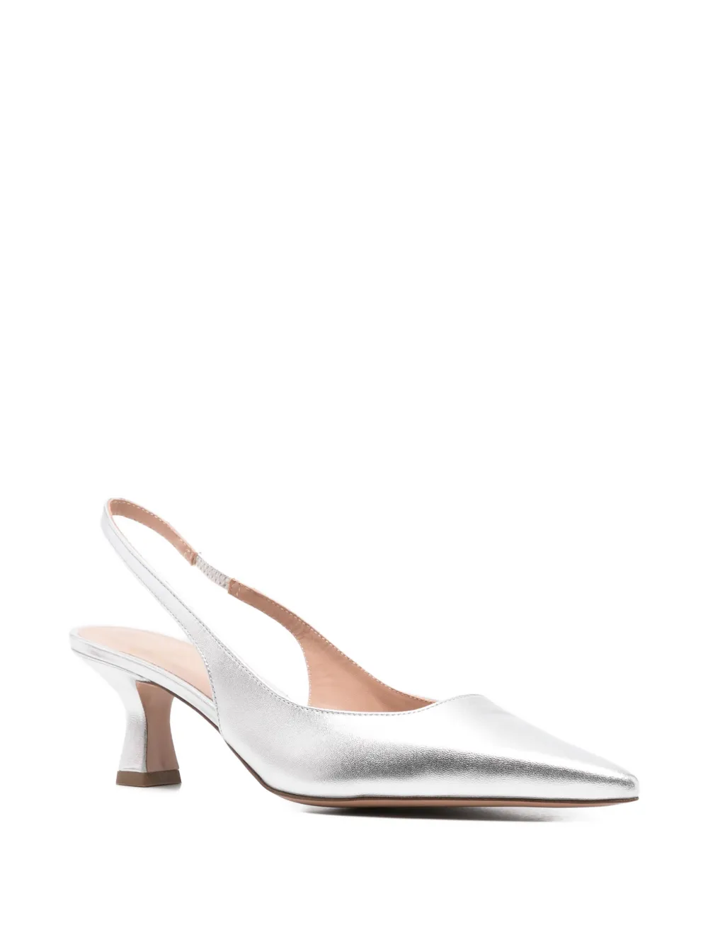 Festa Milano Arabel slingback leather pumps Zilver