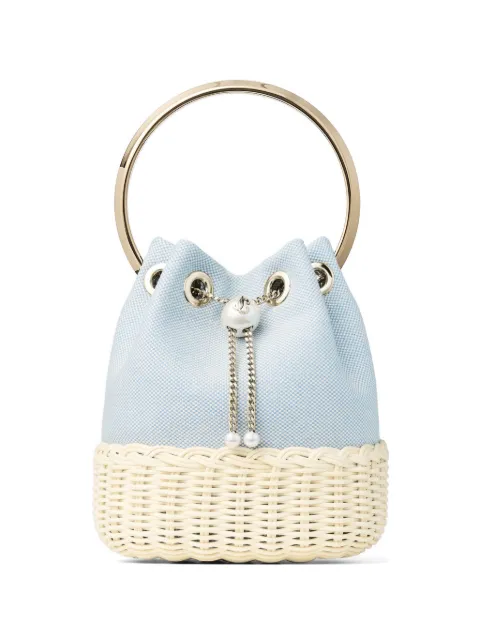 Jimmy Choo Bolsa bucket com alça de mão
