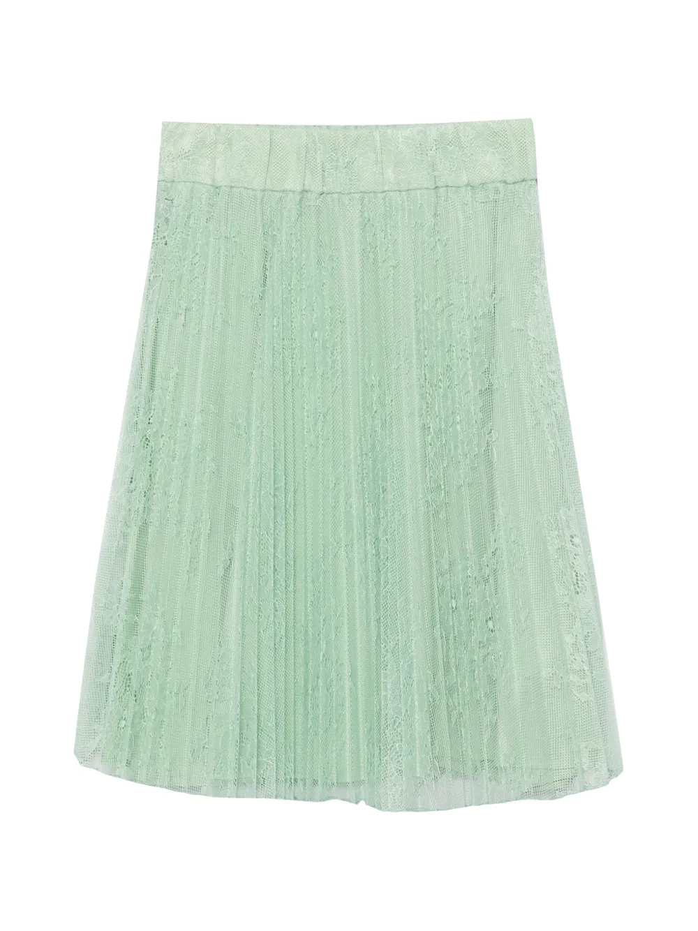 Alberta Ferretti Kids pleated skirt - Verde