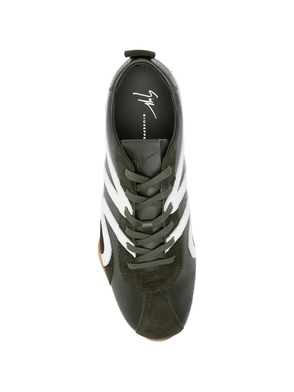 Giuseppe Zanotti Leren sneakers Groen