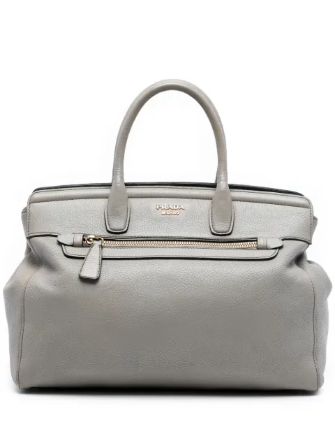 Prada Pre-Owned 2010-2026 Vitello Daino satchel