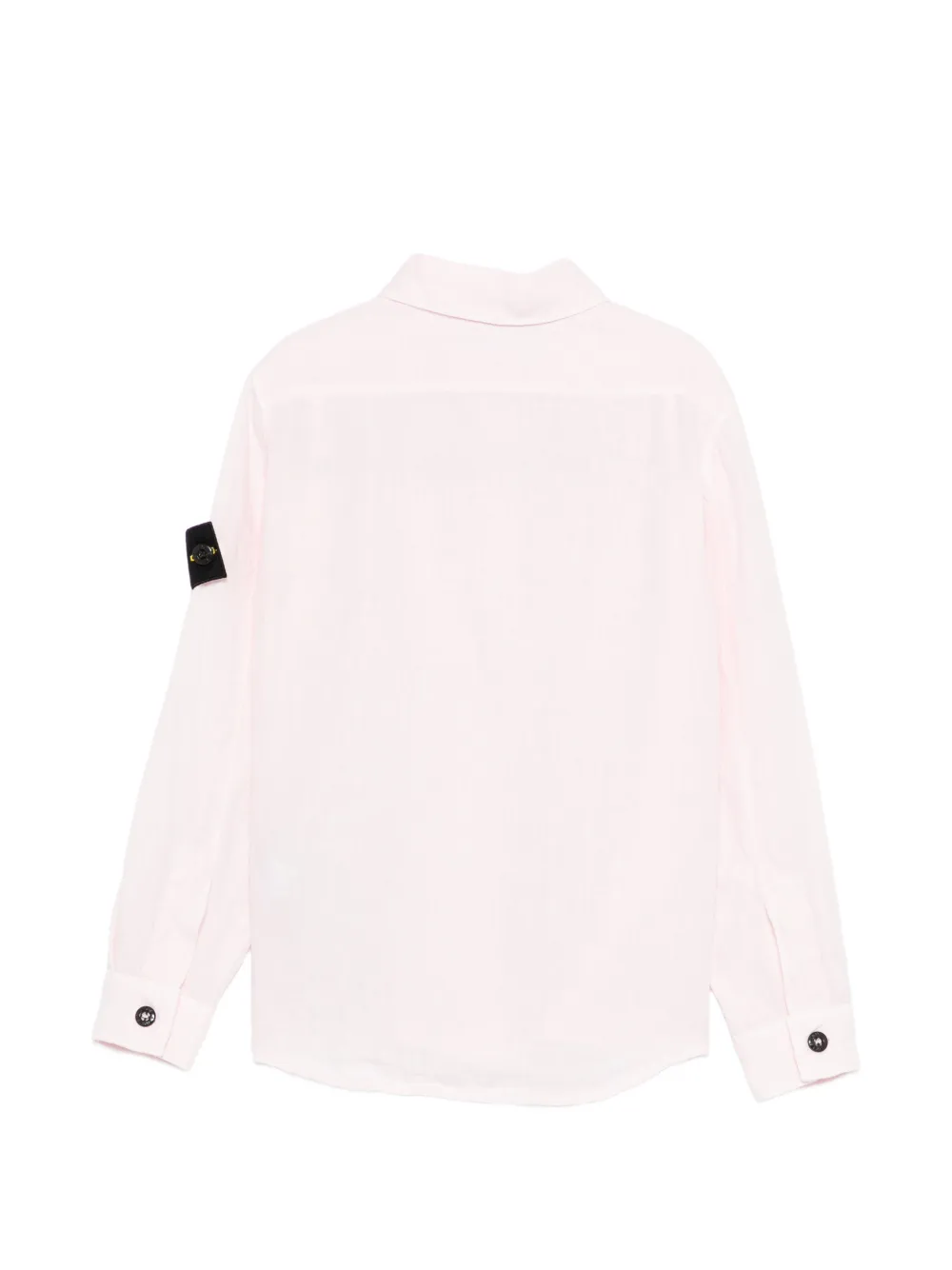  Stone Island Junior Compass-motif Shirt - Pink 