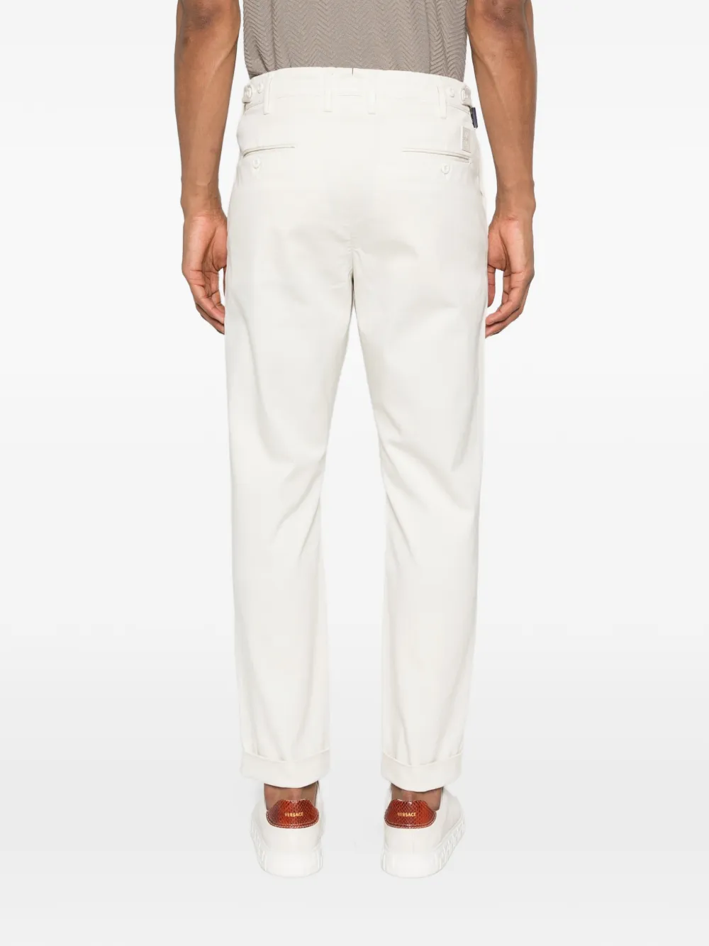 Jacob Cohën Jeans met omgeslagen pijpen Beige