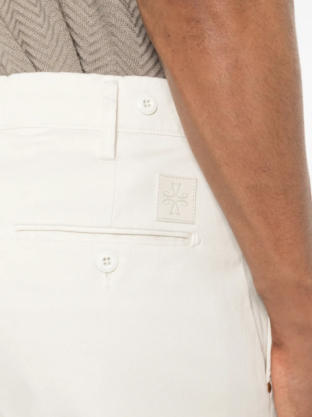 Jacob Cohën Jeans met omgeslagen pijpen Beige