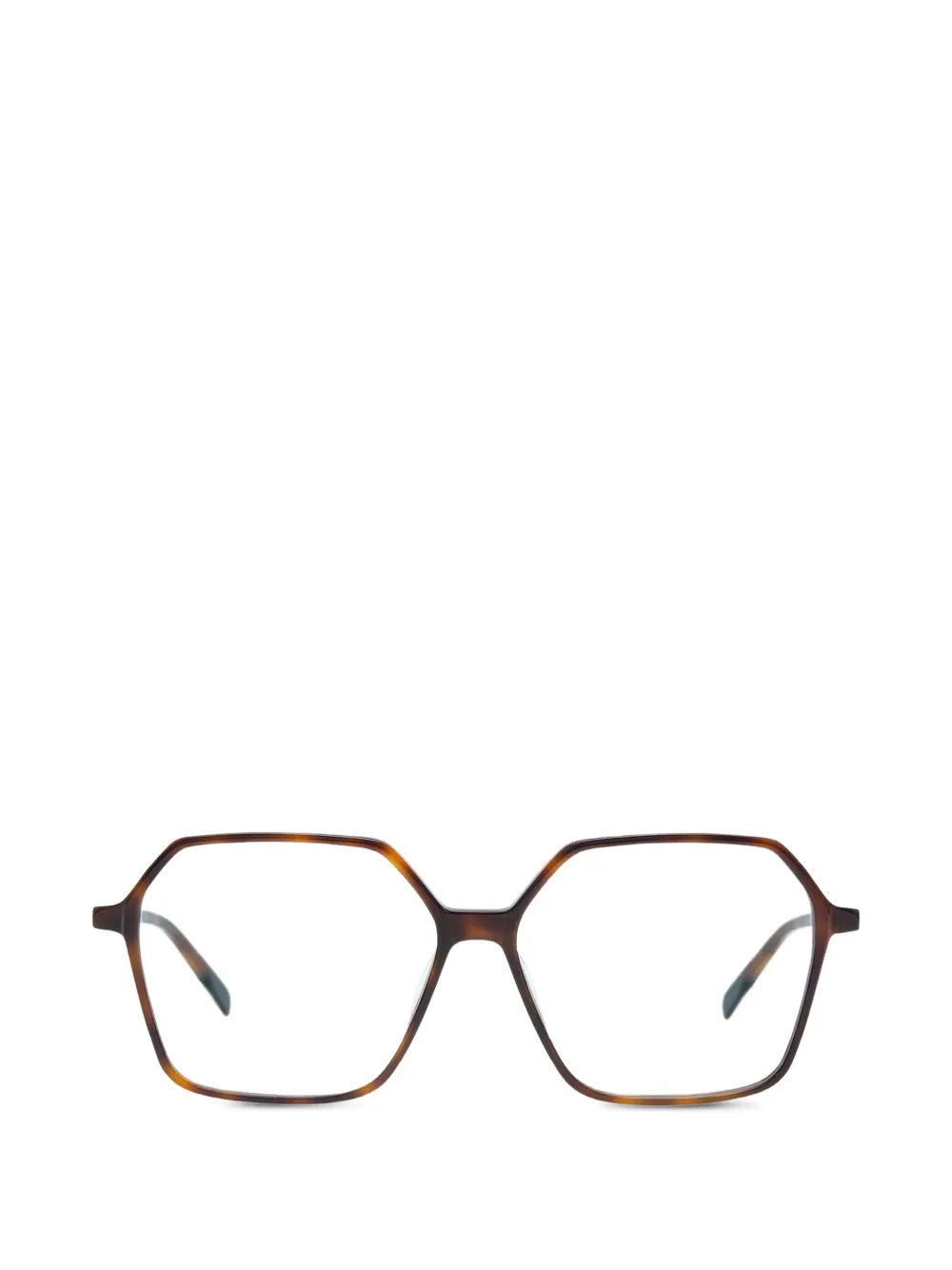 GIGI STUDIOS Lyne geometric glasses - Marrone