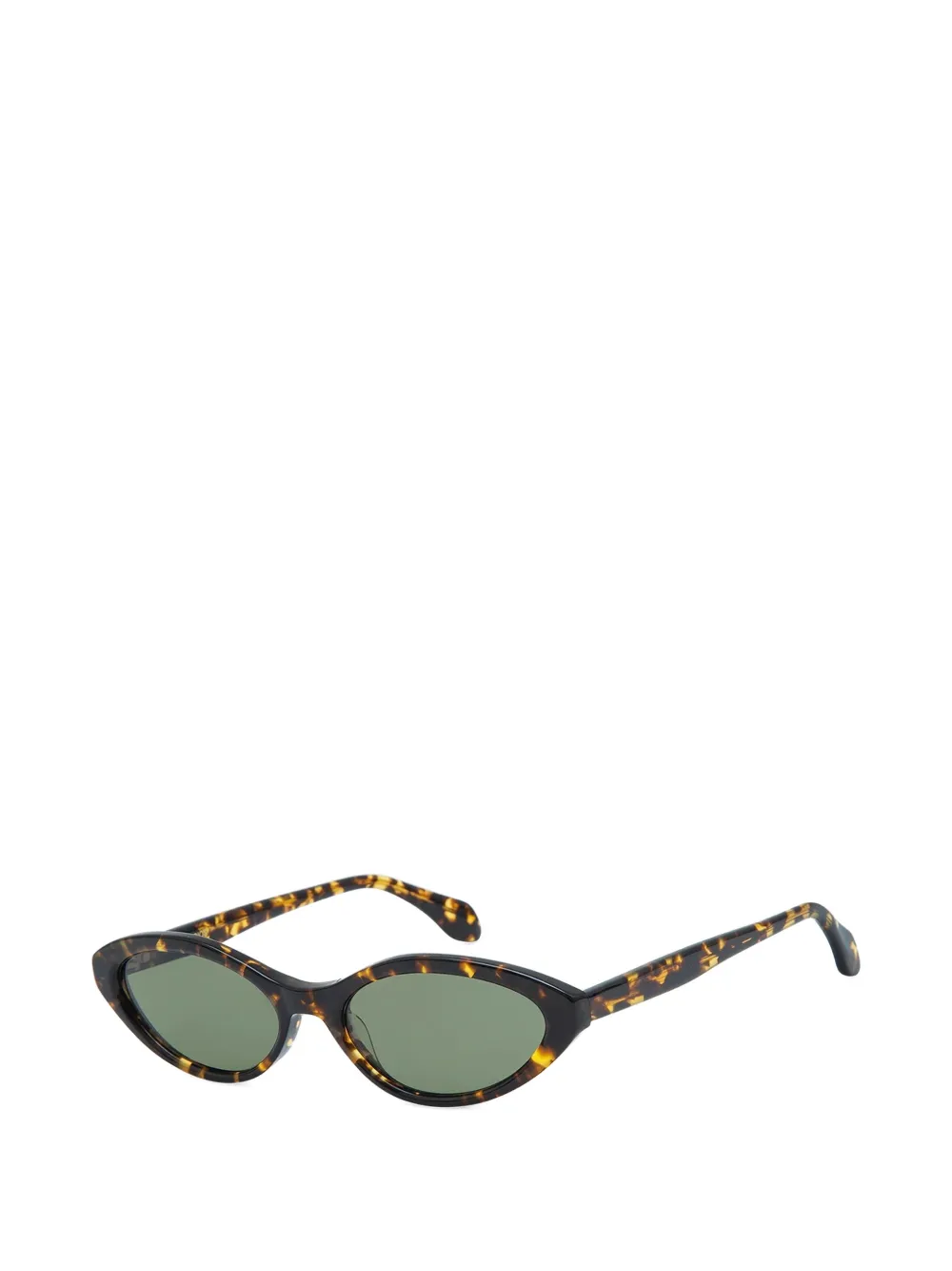  Gigi Studios Nadiena Oval-frame Sunglasses - Brown 