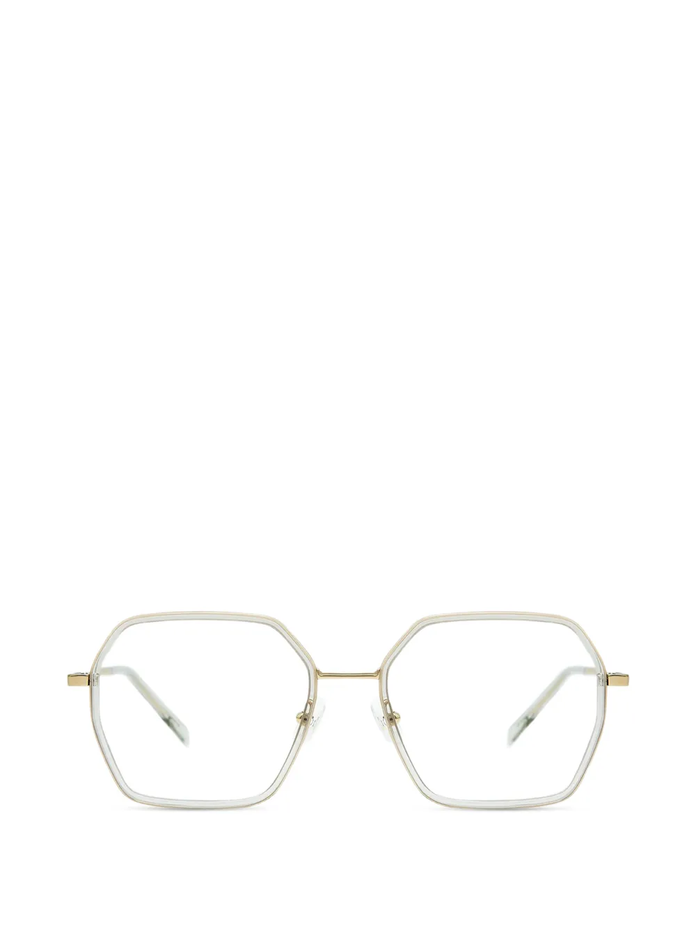 GIGI STUDIOS Yune geometric glasses - Verde