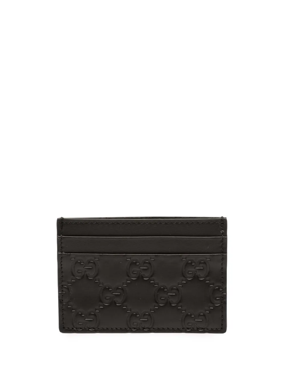 Gucci Pre-Owned 2000-2015 Guccissima card holder - Nero