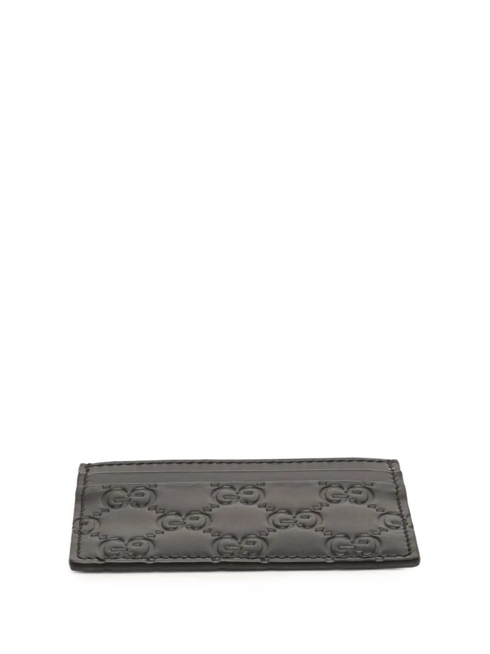  Gucci Pre-owned 2000-2015 Guccissima Card Holder - Black 