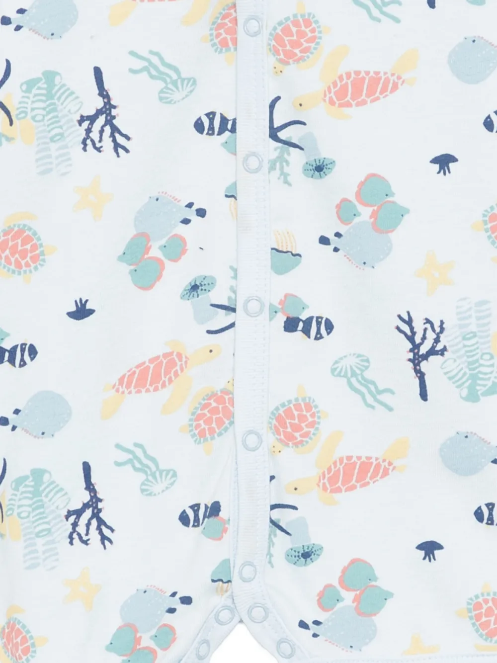  Petit Bateau Patterned Shorties - Blue 