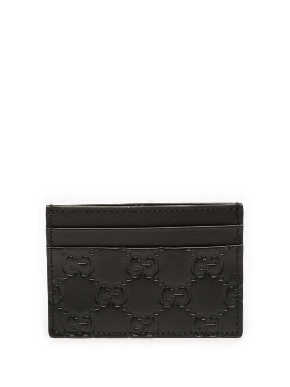 Gucci Pre-Owned 2000-2015 Guccissima card holder - Nero