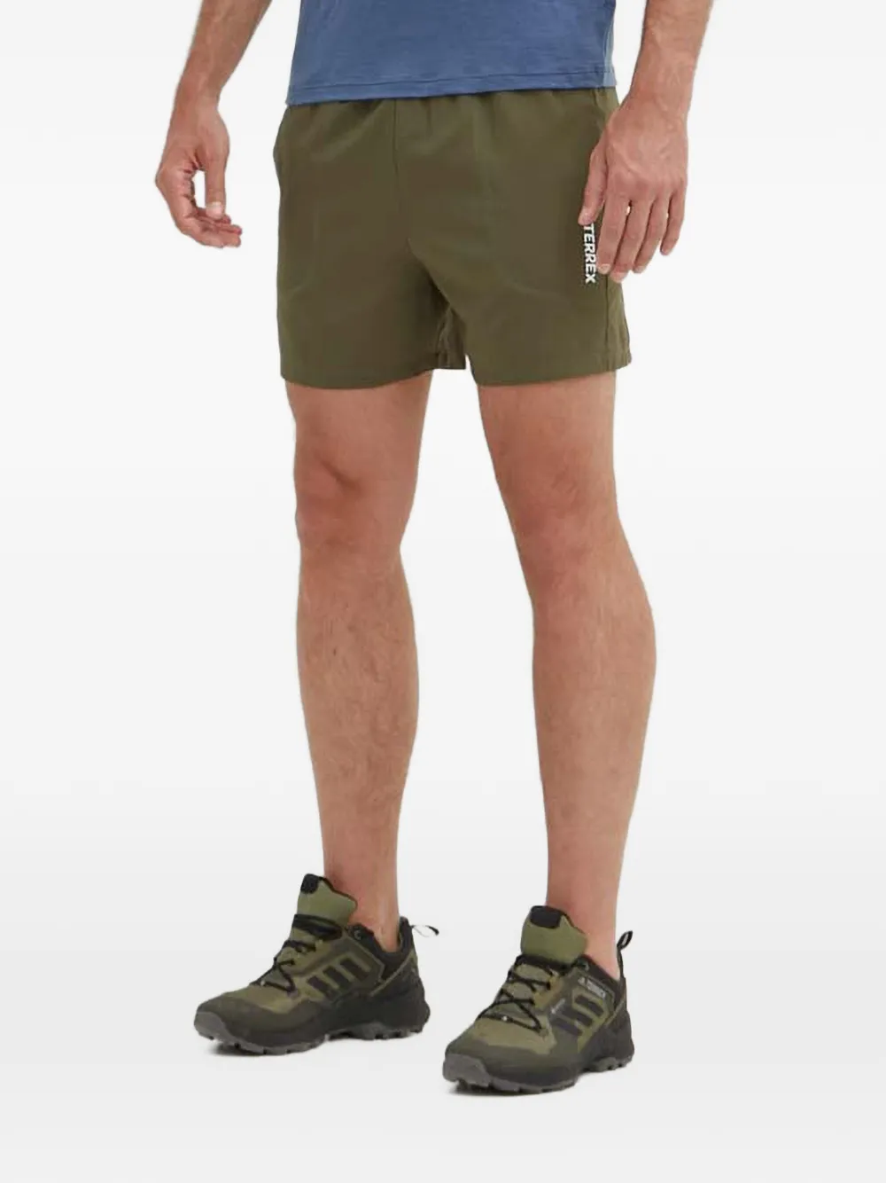 adidas logo-detail track shorts