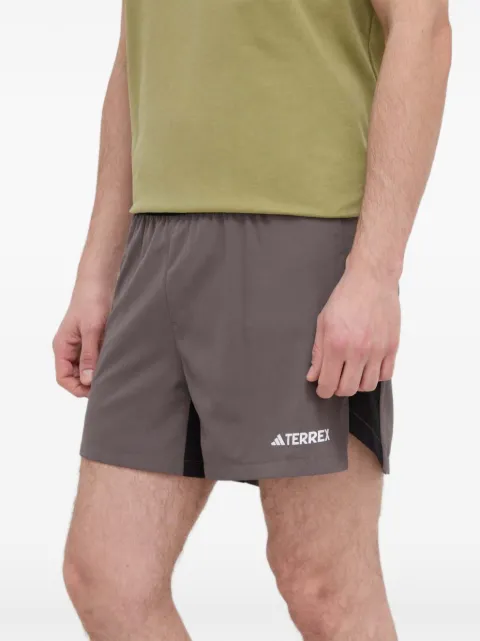 adidas Terrex Multi Trail logo-print running shorts