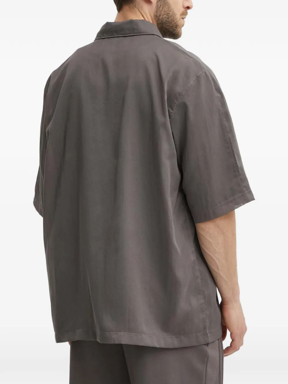 adidas Overhemd met borstzak Grijs
