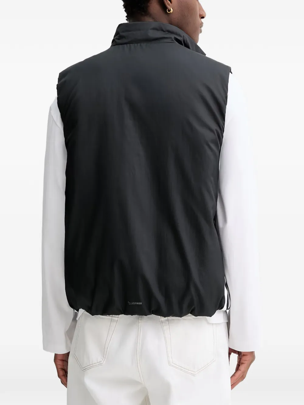 adidas Gilet met logostreep Zwart