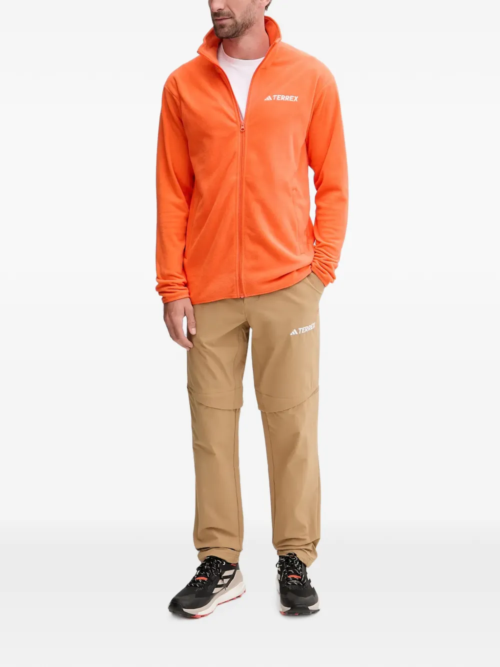 adidas Terrex zip-off trousers Beige