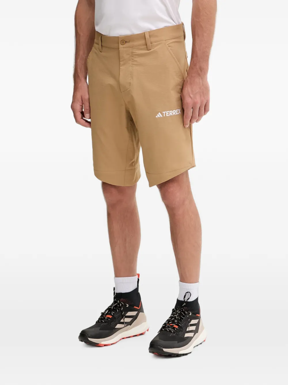 adidas Terrex zip-off trousers Beige
