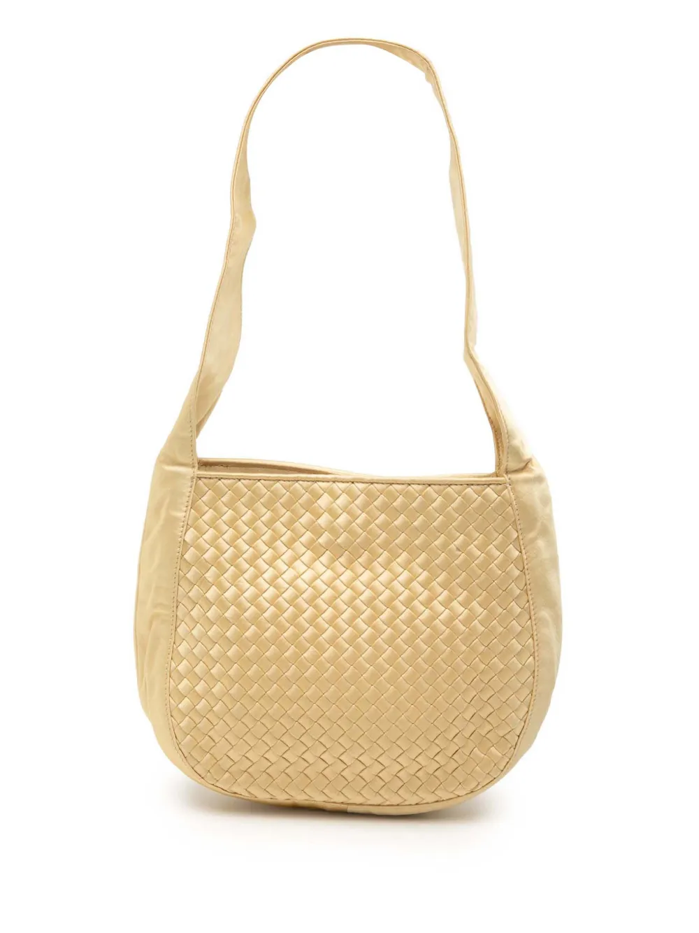 Bottega Veneta Pre-Owned 20th Century Satin Intrecciato shoulder bag - Oro
