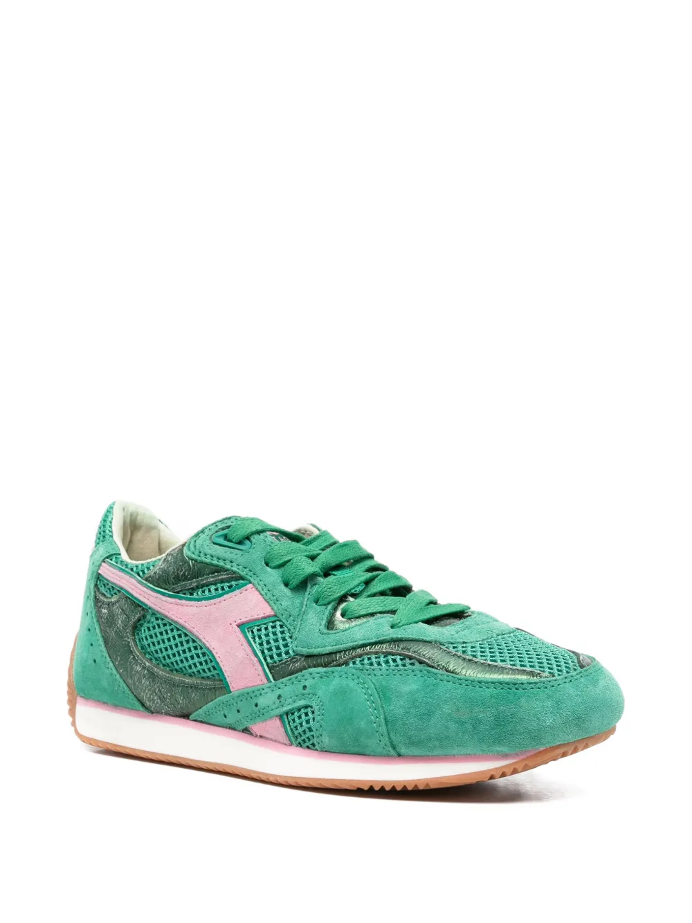 Diadora Equipe Revenge leren sneakers Groen