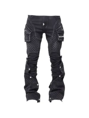 GUAPI PREMIUM ビジュー付きブーツカットデニム GUAPI メンズ ブーツカットジーンズ通販 - FARFETCH