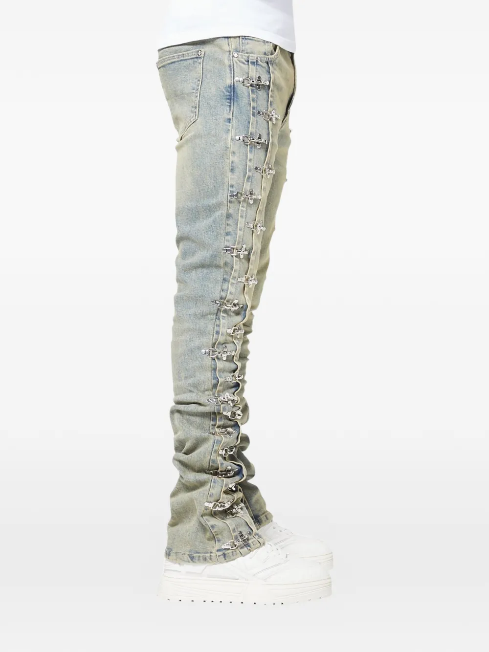  Guapi Aviation Clasp Jeans - Blue 