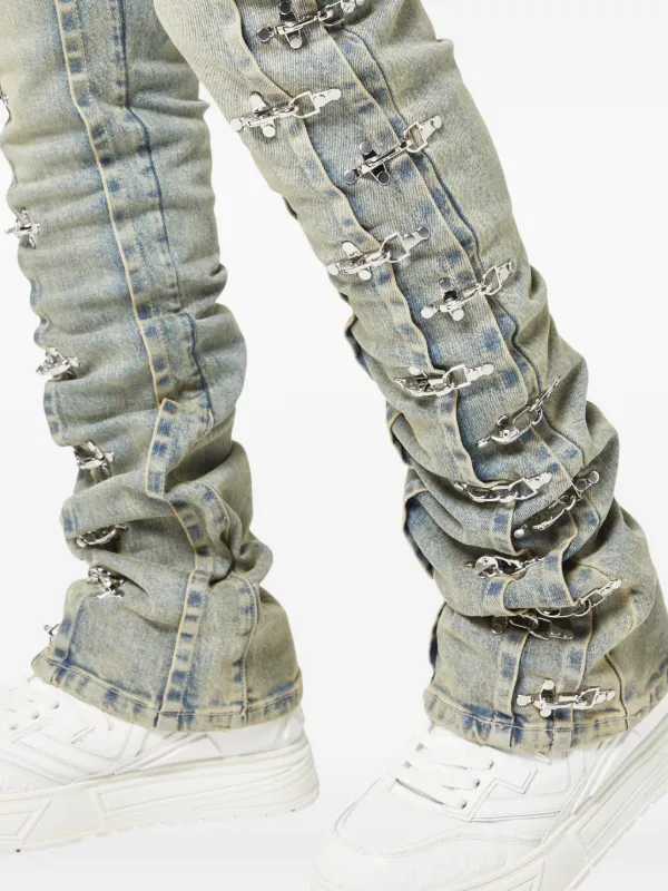 GUAPI Aviation Clasp Jeans | Blue | FARFETCH