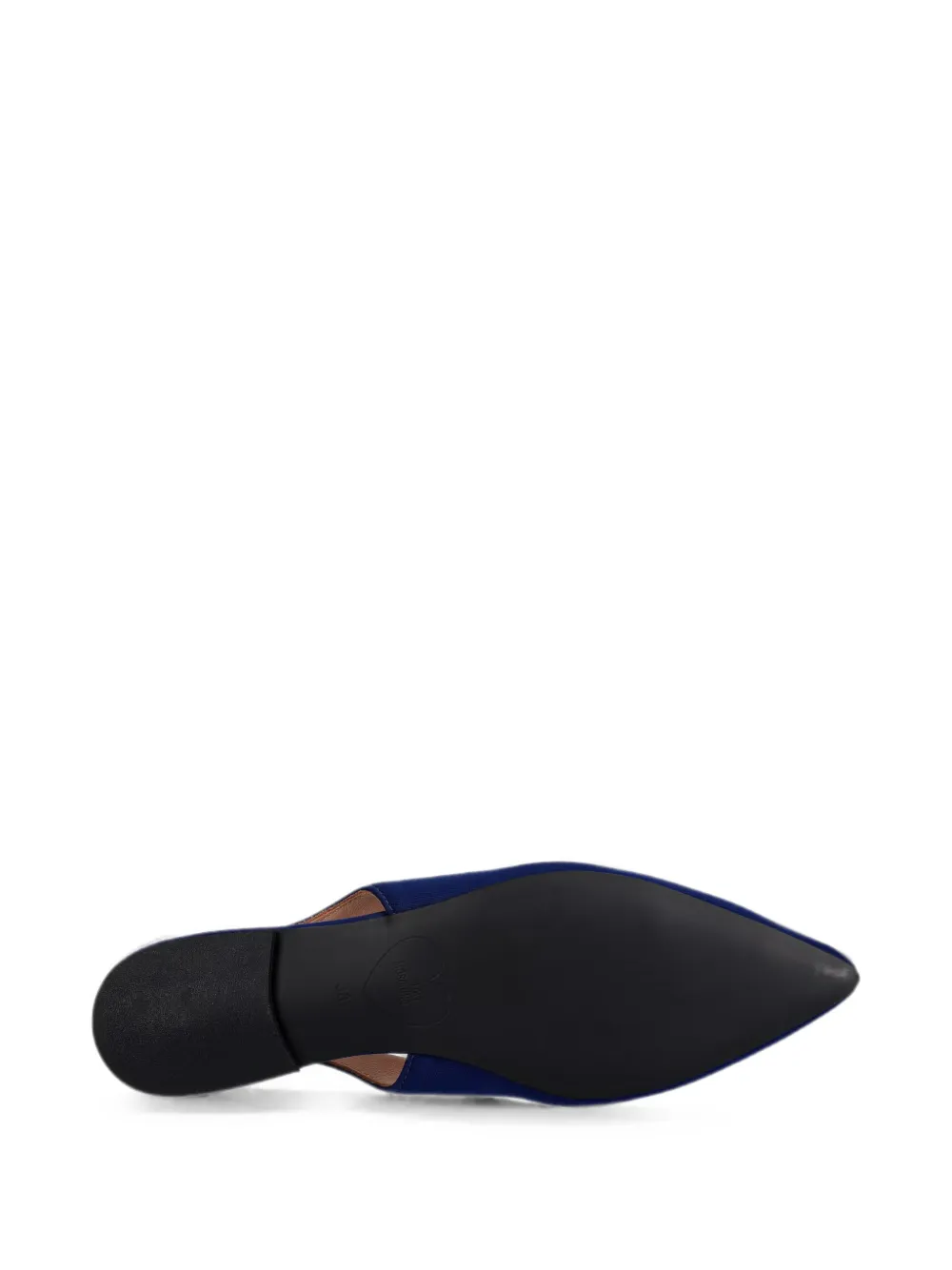 Love Moschino logo-print slingback pumps Blauw