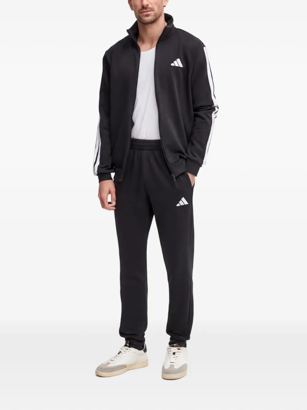 adidas 3-Stripes trainingspak Zwart
