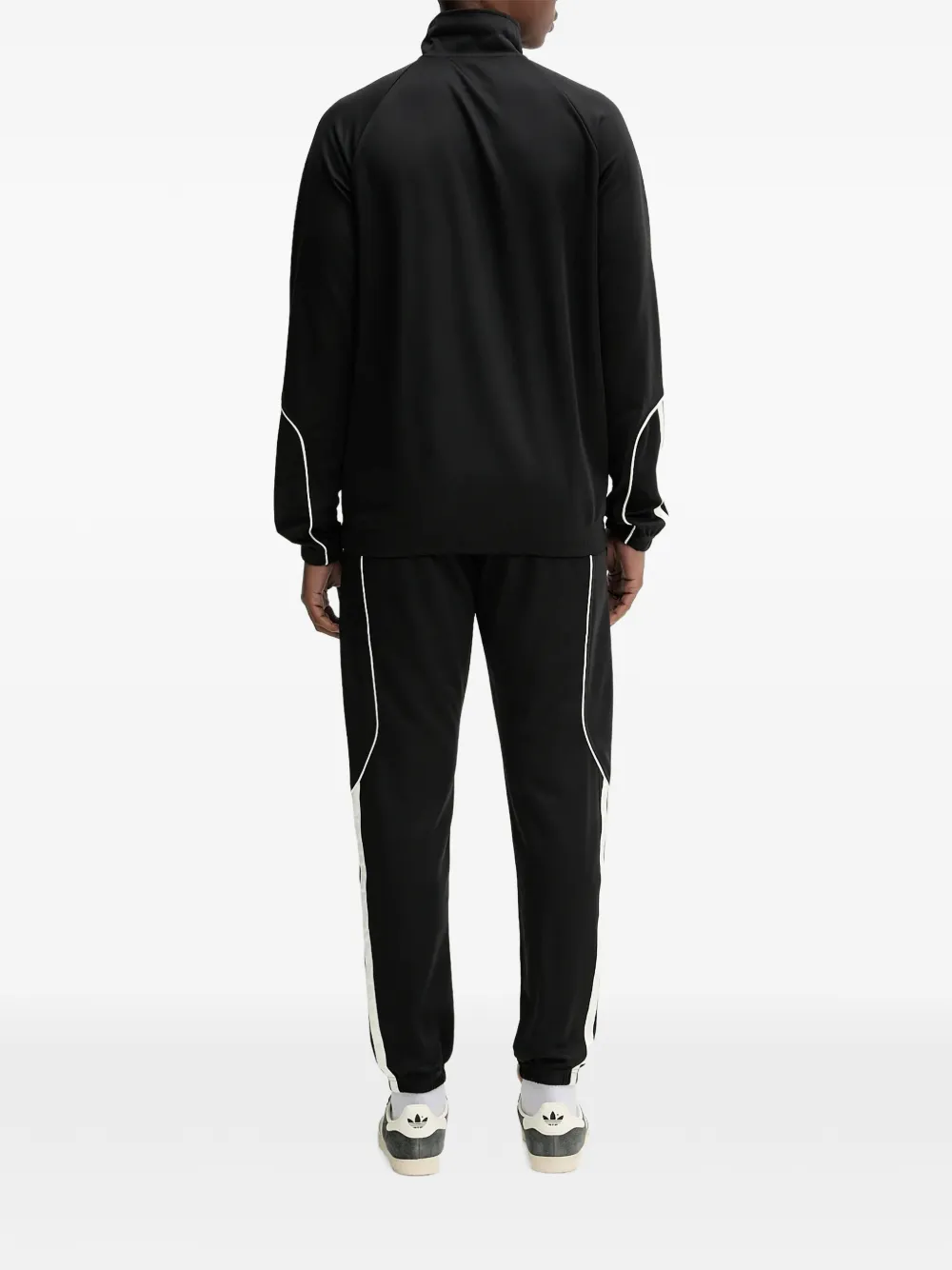 adidas Stadium 3-Stripes trainingspak Zwart