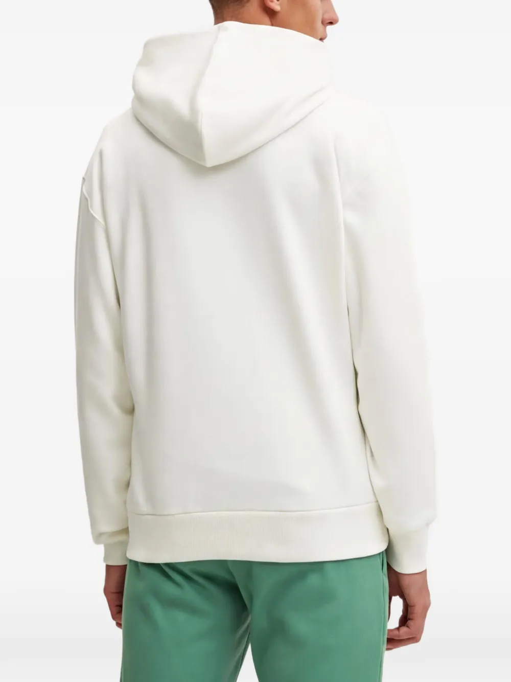 adidas Hoodie met logo-reliëf Beige
