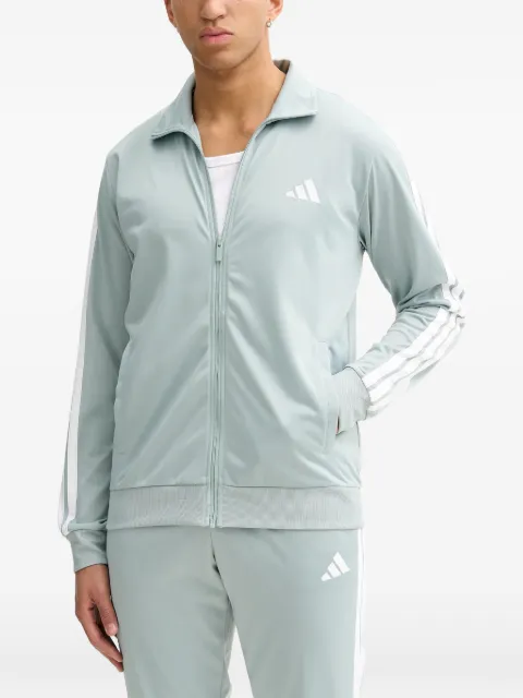 adidas striped logo sport jacket