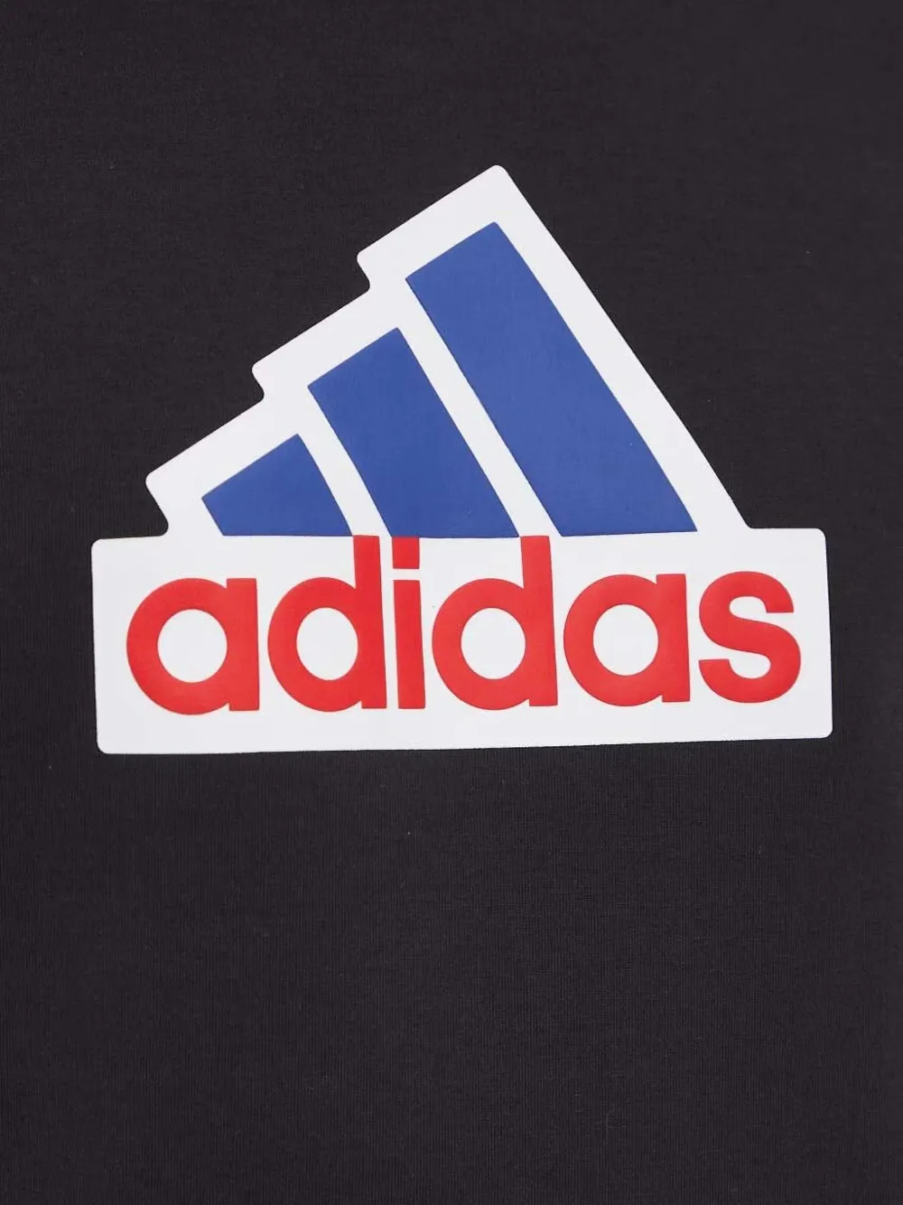 adidas Hoodie met logoprint Zwart