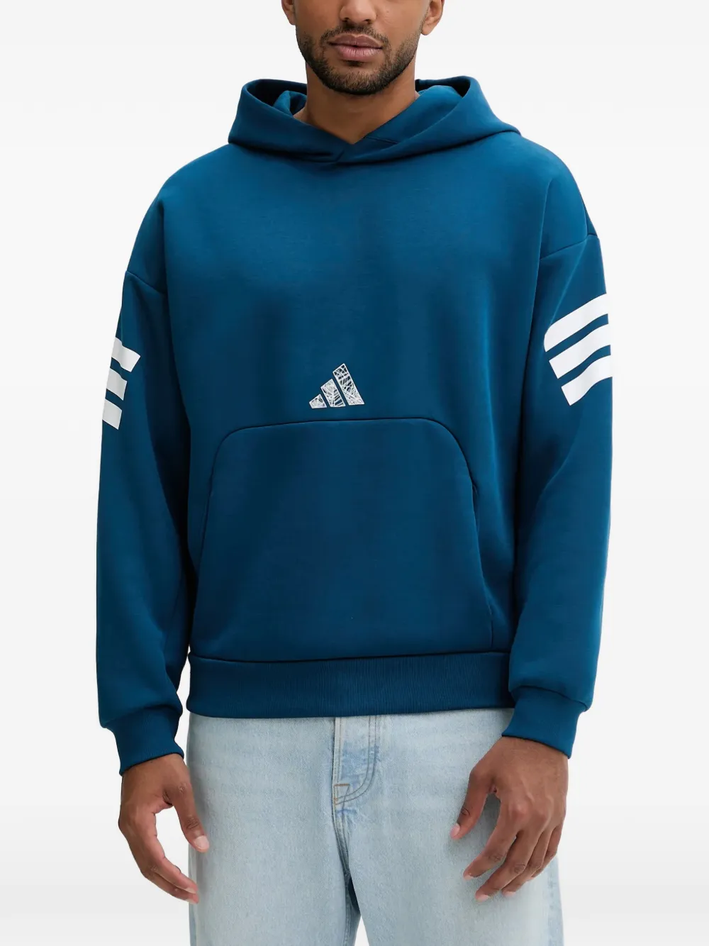 adidas Spider-Man graphic-print hoodie - Blu
