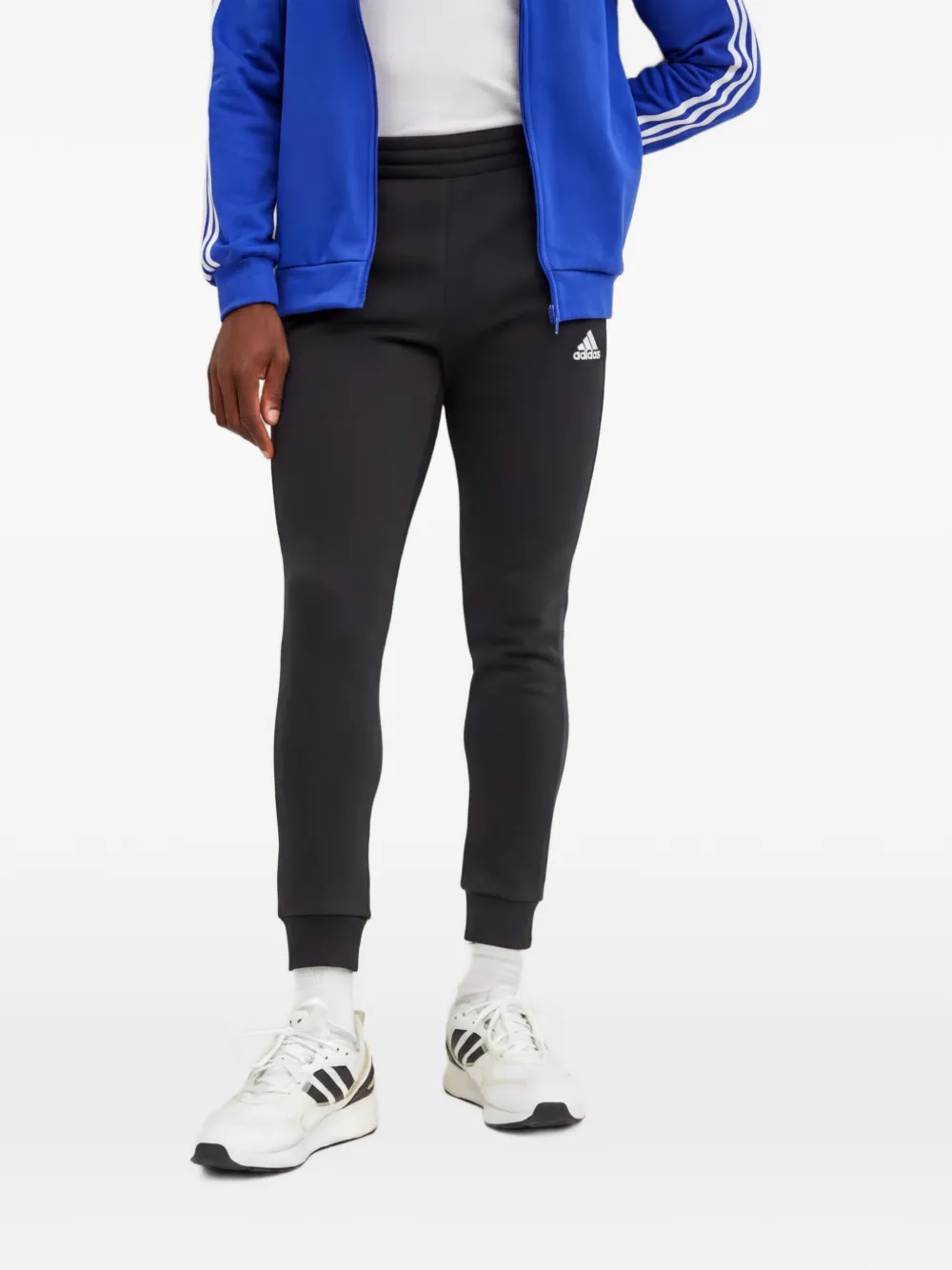 adidas Gestreepte trui met rits Blauw