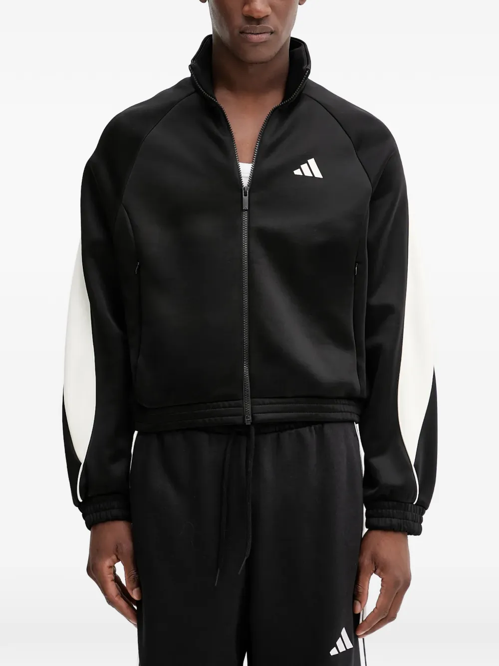 adidas Maglione con zip - Nero