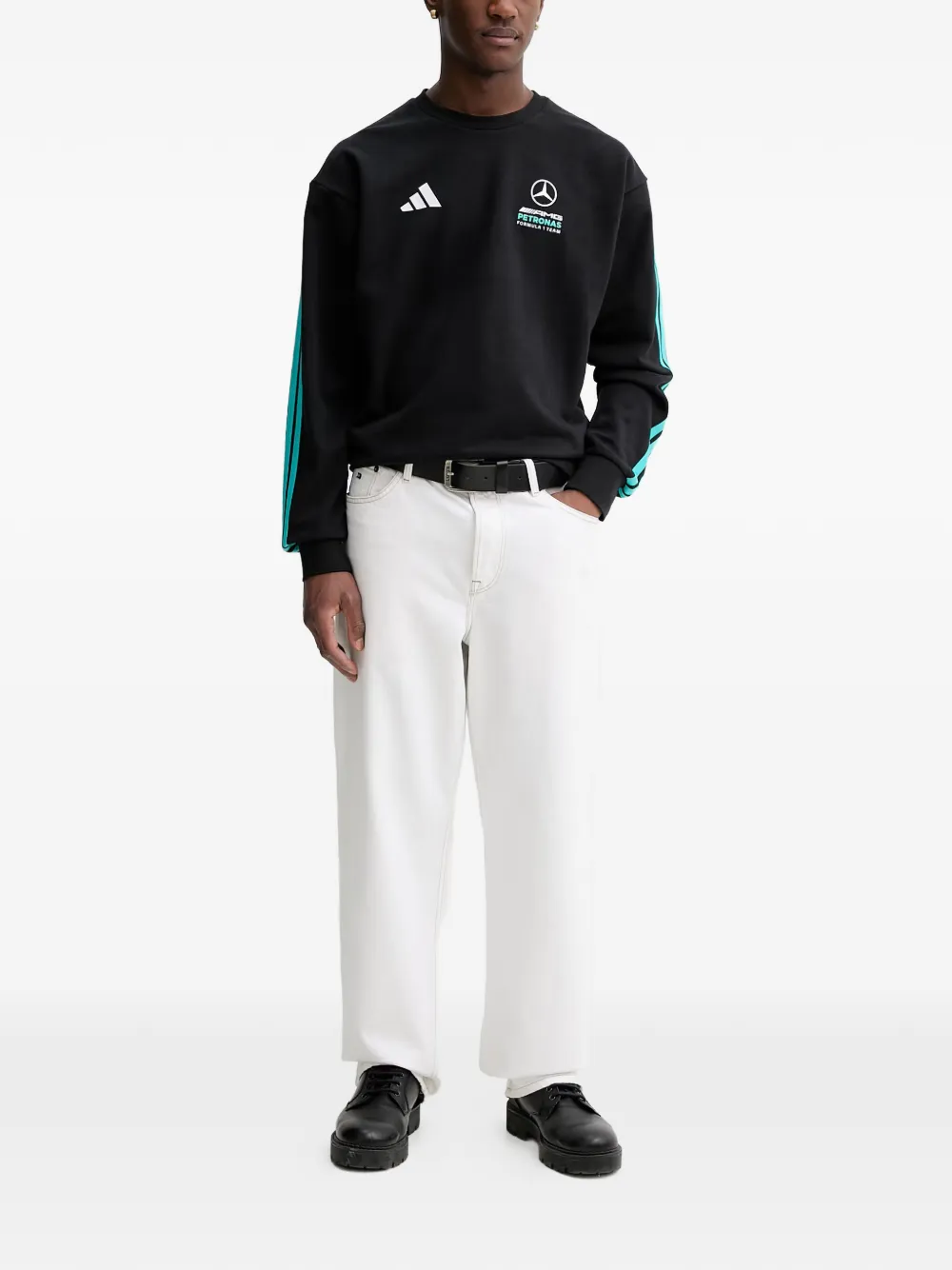 adidas Mercedes-AMG Petronas Formula 1 Team DNA sweatshirt Zwart