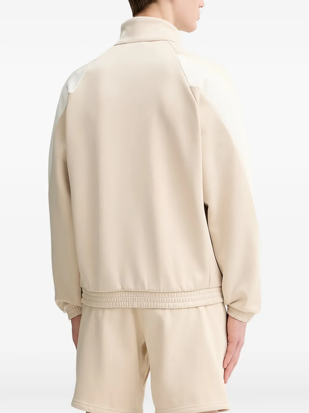 adidas Trui met rits en logo Beige