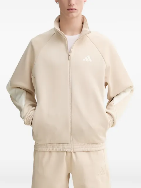 adidas zip logo sweater